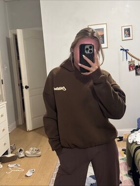 Edikted brown hoodie